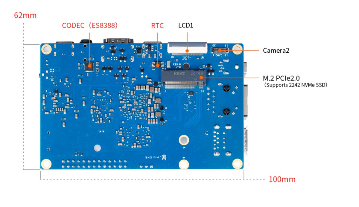 Одноплатный микро компьютер Orange Pi 5