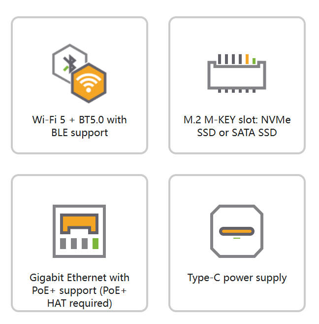 Одноплатный микрокомпьютер Orange Pi 5 Pro 4Gb