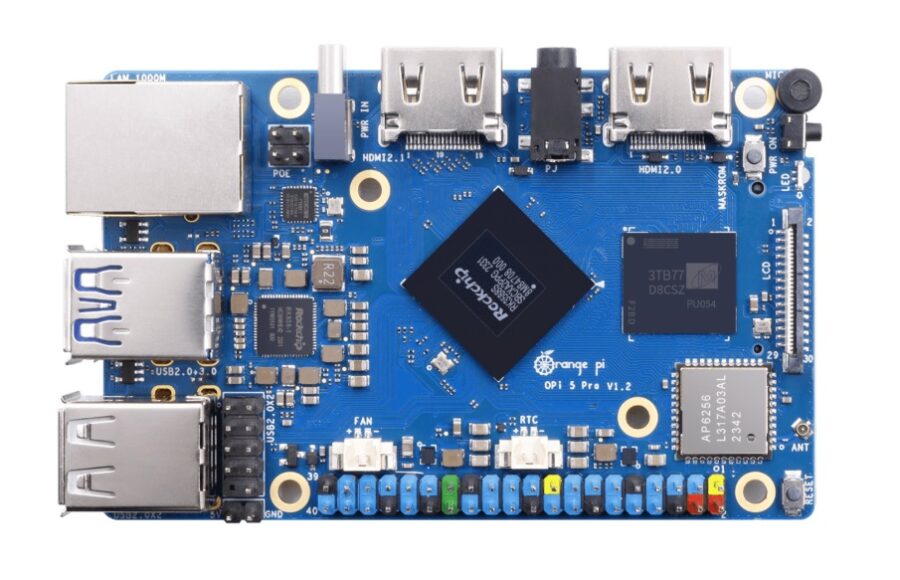 Одноплатный микрокомпьютер Orange Pi 5 Pro 4Gb