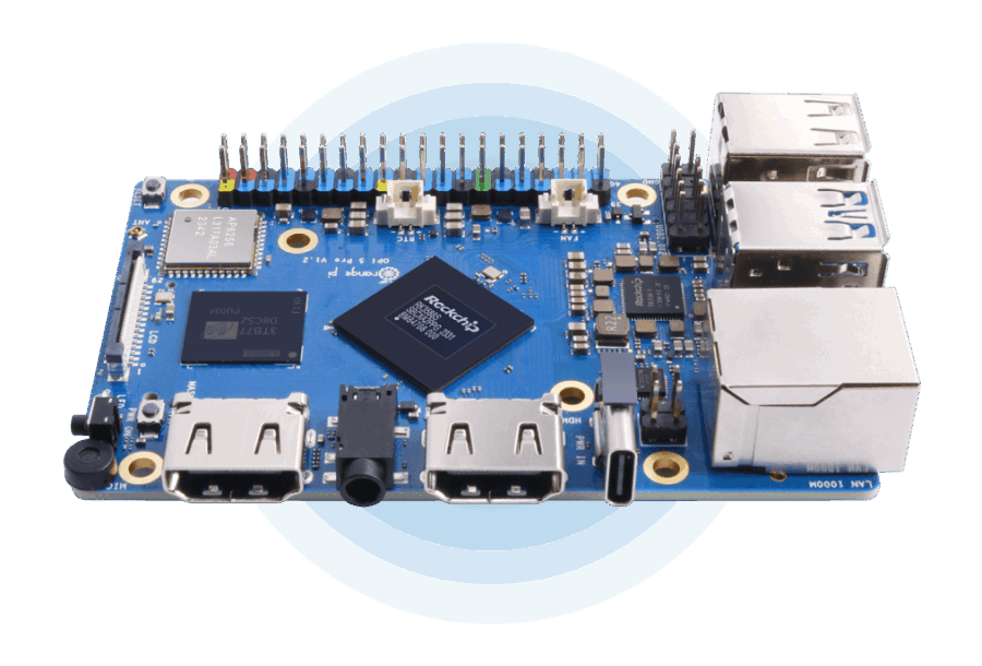 Одноплатный микрокомпьютер Orange Pi 5 Pro 4Gb