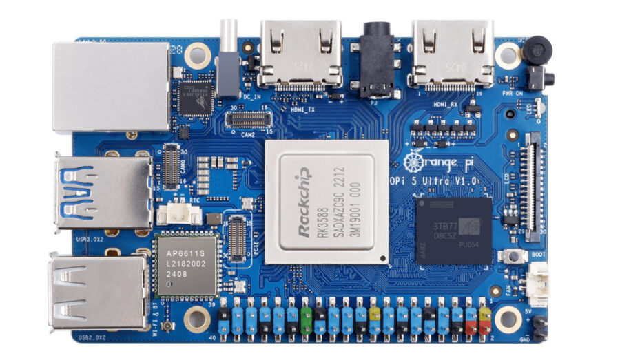 Одноплатный микрокомпьютер Orange Pi 5 Ultra 4GB