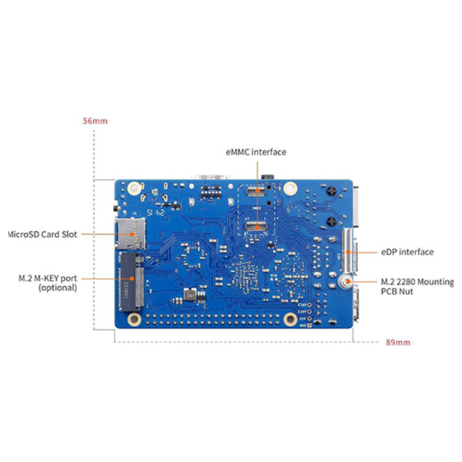 Микрокомпьютер Orange Pi 3B